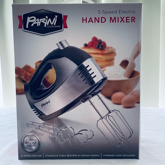 Parini Cookware 5 Speed Electric Turbo Boost Hand Mixer New in Box - Picture 4 of 6